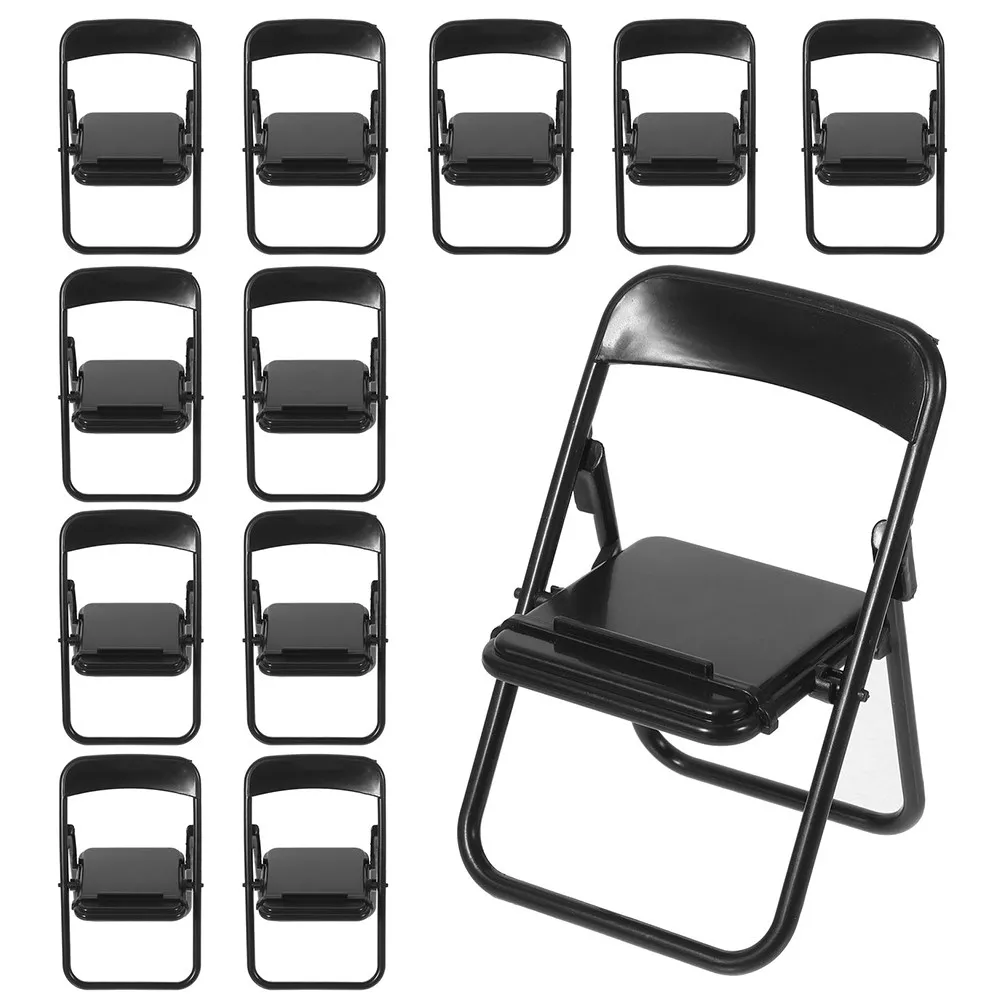 18Pcs Mini Folding Chair Plastic Phone Stand for Desktop Mobile Holder Mini House Decoration Micro Landscape Decor Tiny
18Pcs Mini Folding Chair Plastic Phone Stand for Desktop Mobile Holder Mini House Decoration Micro Landscape Decor Tiny