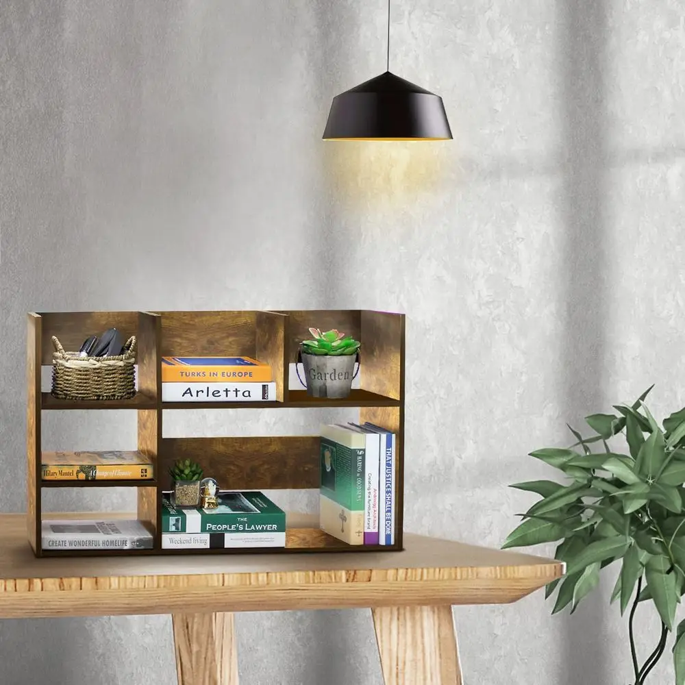 Wood Desktop Storage Organizer Multipose Desk Bookshel Case Display Large Shel Rack Counter Top Bookcase
Wood Desktop Storage Organizer Multipose Desk Bookshel Case Display Large Shel Rack Counter Top Bookcase