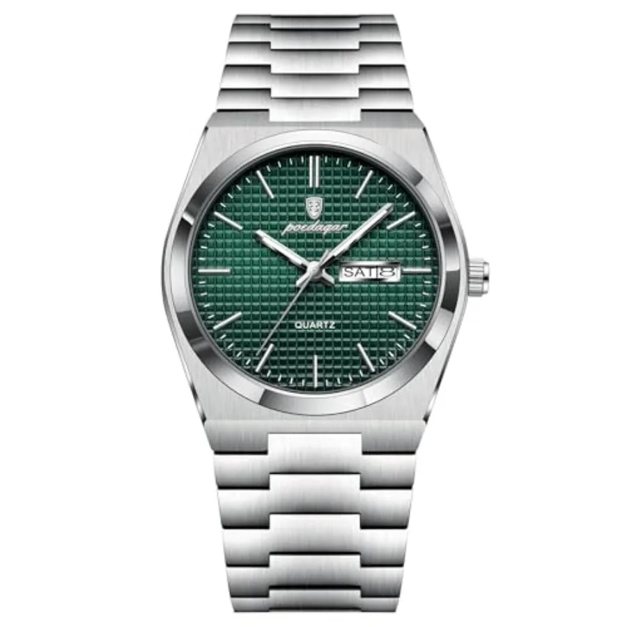 Man Wristwatch Fashion Business Luminous Waterproof Date Week Men Clock Stainless Steel Casual Men's Quartz Watches
Man Wristwatch Fashion Business Luminous Waterproof Date Week Men Clock Stainless Steel Casual Men's Quartz Watches