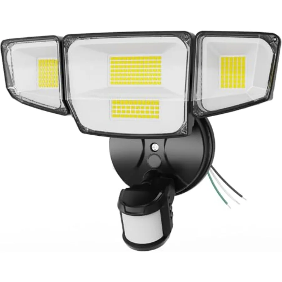 90W 10000LM LED Security Lights Motion Sensor Outdoor Lights, 4 Head Dusk to Dawn, 6500K Daylight Flood Lights Outdoor Motion S
90W 10000LM LED Security Lights Motion Sensor Outdoor Lights, 4 Head Dusk to Dawn, 6500K Daylight Flood Lights Outdoor Motion S