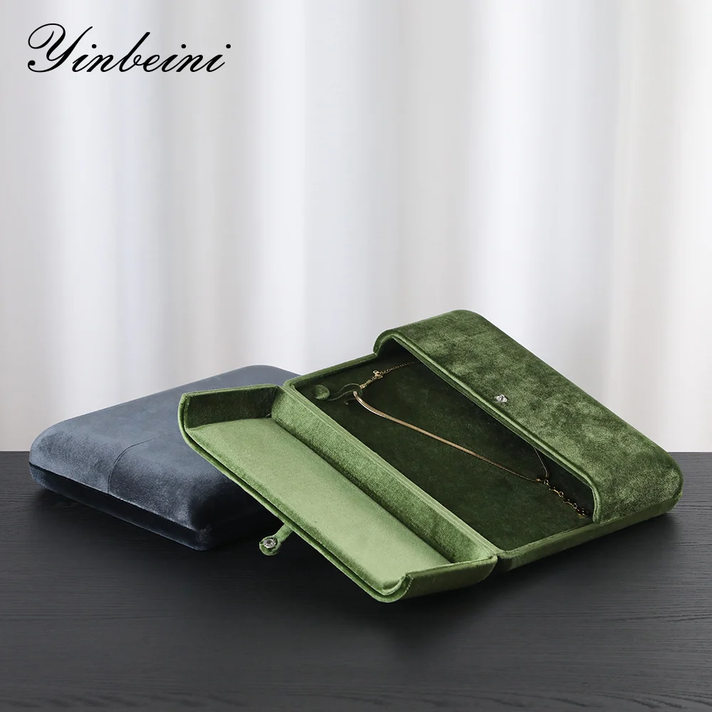 Yinbeini Velvet Large Necklace Box Anti-Tangle Jewelry Pendant Storage Case for Home Wedding Proposal Engagement H024
Yinbeini Velvet Large Necklace Box Anti-Tangle Jewelry Pendant Storage Case for Home Wedding Proposal Engagement H024