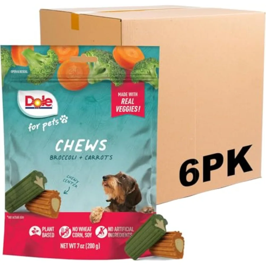 for Pets Dog Chews Assorted Broccoli + Carrot Vegetable-Flavored Treats No Artificial Colors Flavors or Preservatives No Wheat
for Pets Dog Chews Assorted Broccoli + Carrot Vegetable-Flavored Treats No Artificial Colors Flavors or Preservatives No Wheat
