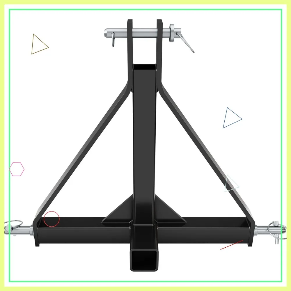 Heavy Duty 3-Point Trailer Hitch Adapter for Tractors, Compatible with Multiple Brands, Easy Installation
Heavy Duty 3-Point Trailer Hitch Adapter for Tractors, Compatible with Multiple Brands, Easy Installation