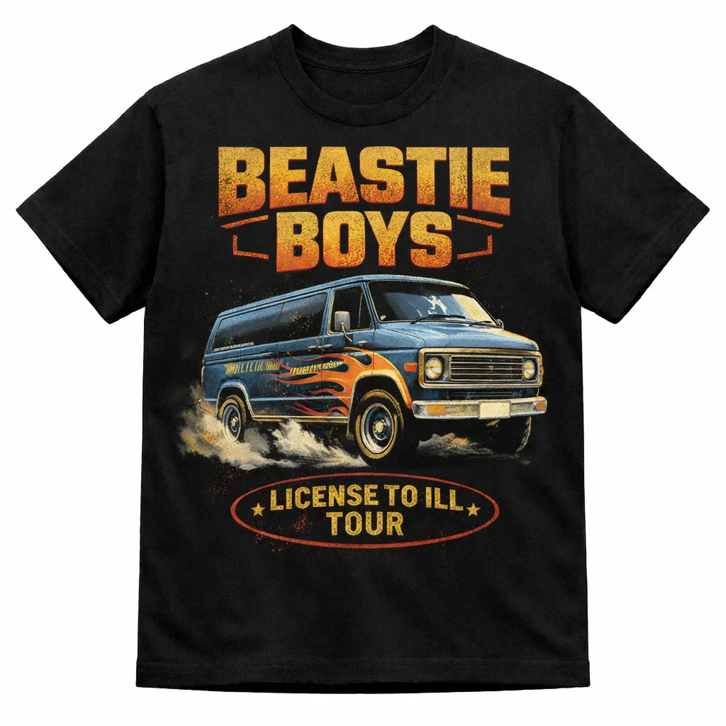 Vintage Rock Tour Tee, Classic Concert Merch Shirt, Beastie Boys Inspired Design
Vintage Rock Tour Tee, Classic Concert Merch Shirt, Beastie Boys Inspired Design