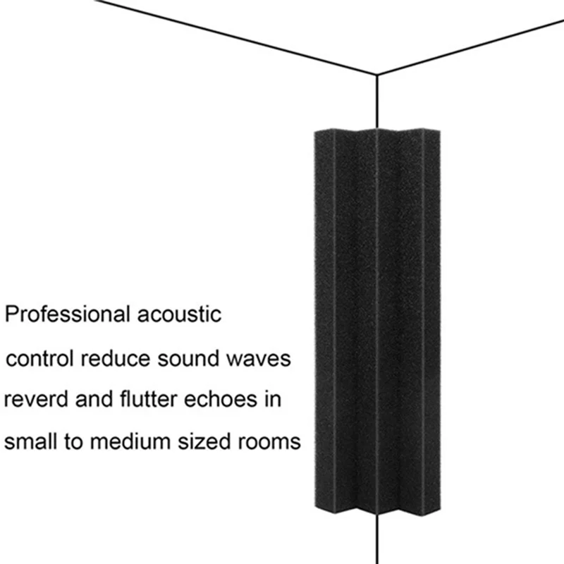 48Pcs Acoustic Panels Bass Trap Corner Studio Foam Sound Insulation Pad Wall Panel Corner Block For Studio Or Theater
48Pcs Acoustic Panels Bass Trap Corner Studio Foam Sound Insulation Pad Wall Panel Corner Block For Studio Or Theater