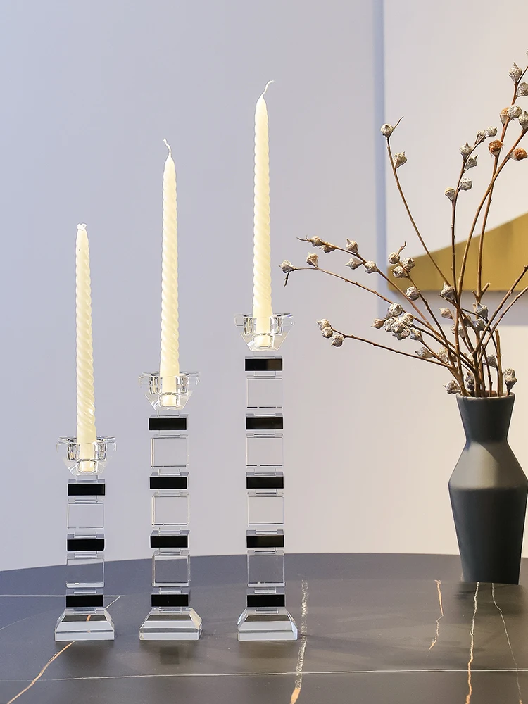 Luxury Clear Black K9 Crystal Candle Holders Small Middle Large Both For Tealight And Candlestick Home Tabletop Decoration
Luxury Clear Black K9 Crystal Candle Holders Small Middle Large Both For Tealight And Candlestick Home Tabletop Decoration