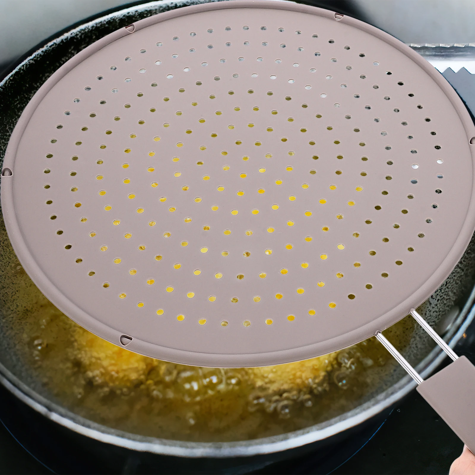 Anti Splash Oil Net Splatter Screens Frying Pan Handle Cooking Pot Cover Silica Gel Silicone Guard Mesh Skillet Large Size
Anti Splash Oil Net Splatter Screens Frying Pan Handle Cooking Pot Cover Silica Gel Silicone Guard Mesh Skillet Large Size
