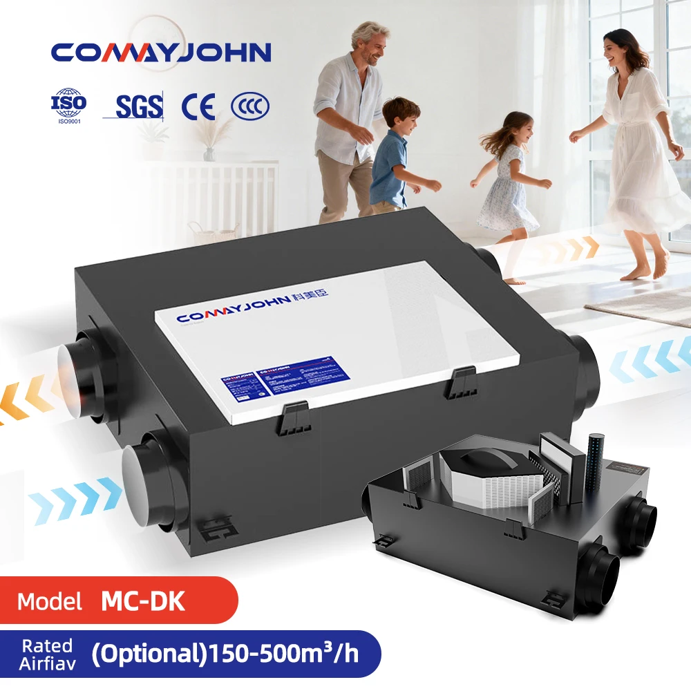 COMAYJOHN MC-DK Home Smart Ventilation System Fresh Air System For House Silent Indoor Erv Heat Recovery Ventilation
COMAYJOHN MC-DK Home Smart Ventilation System Fresh Air System For House Silent Indoor Erv Heat Recovery Ventilation