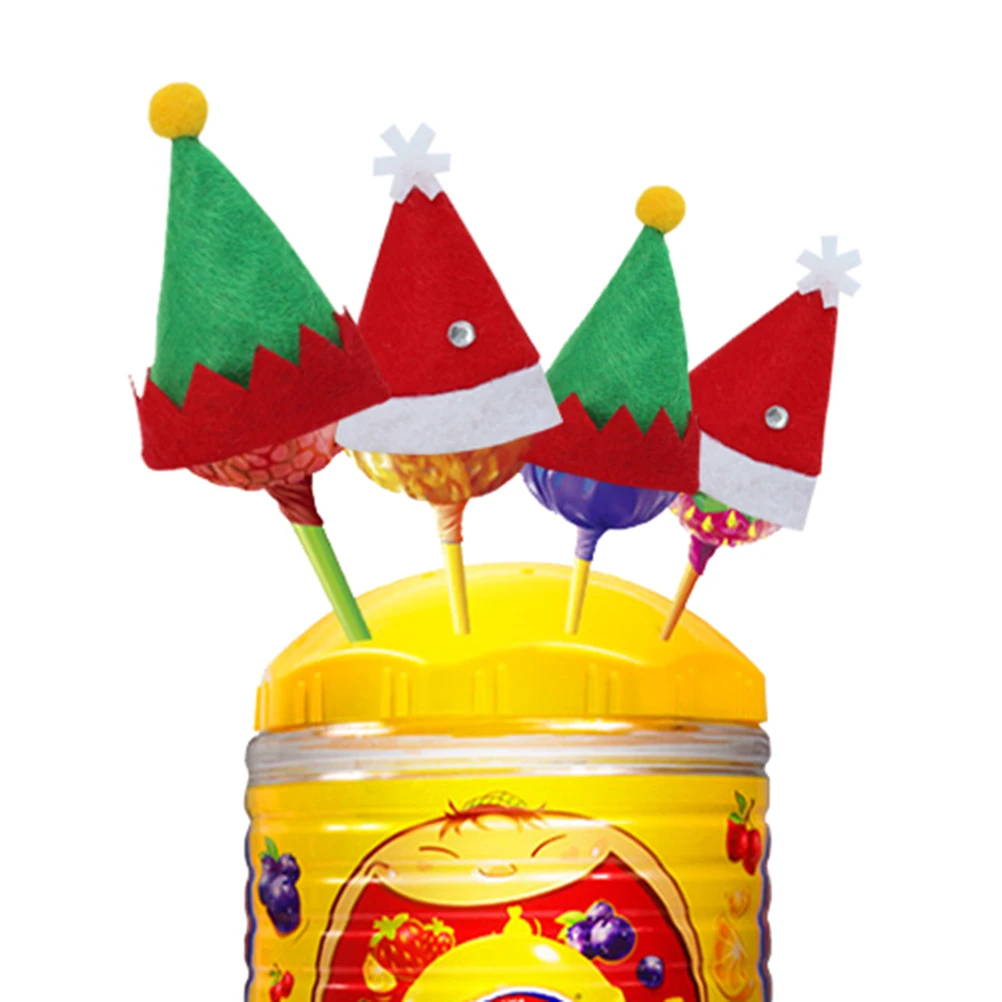 6 Pcs Mini Christmas Hats for Lollipop Candy Durable Non Woven Fabric Party Favors Decor Supplies Reusable Santa Hat Holiday
6 Pcs Mini Christmas Hats for Lollipop Candy Durable Non Woven Fabric Party Favors Decor Supplies Reusable Santa Hat Holiday