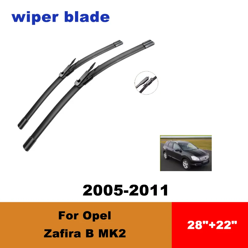 For Opel Zafira B MK2 2005-2011 car front wiper blades silent wiper blades soft rubber windshield wipers accessories
For Opel Zafira B MK2 2005-2011 car front wiper blades silent wiper blades soft rubber windshield wipers accessories