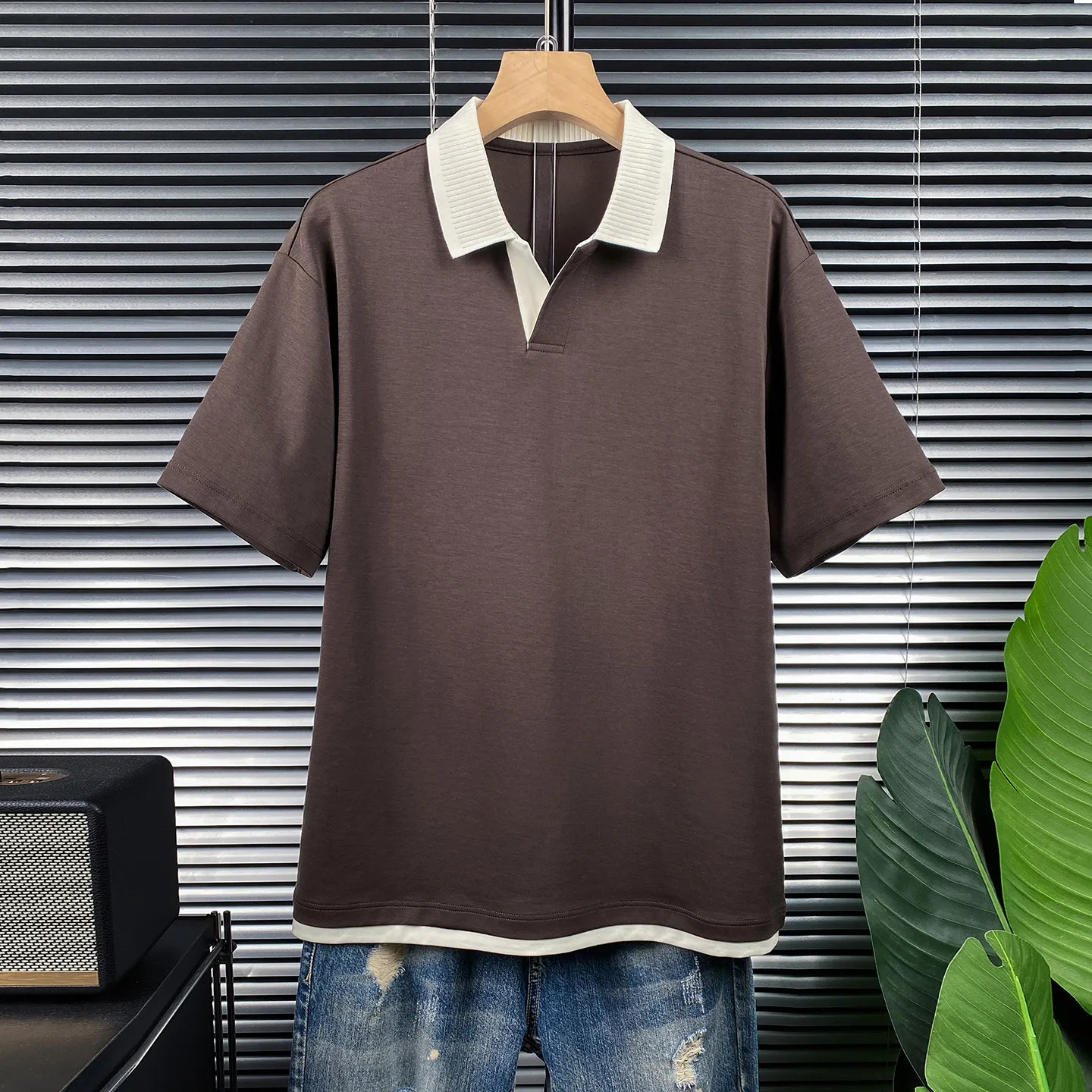 Men's American Trendy Brand irt Pure Cotton Loose f Sve V-ne Casual Sle Breathable Spring Summer Top
Men's American Trendy Brand irt Pure Cotton Loose f Sve V-ne Casual Sle Breathable Spring Summer Top