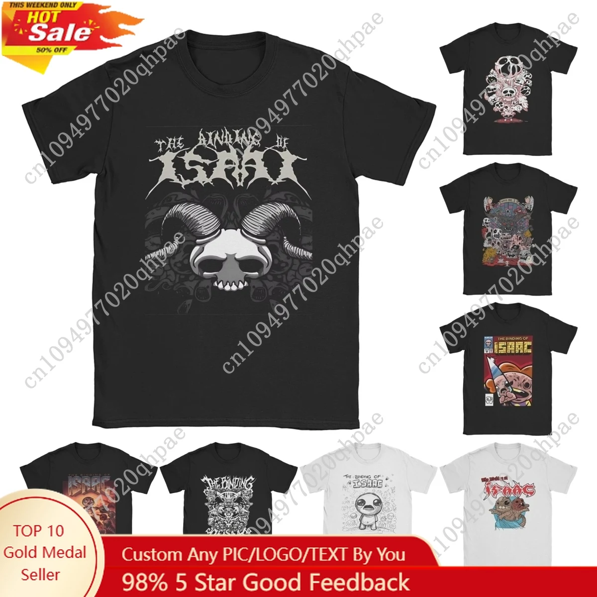 Awesome The Binding of Isaac Video Game T-Shirt Men O Neck Pure Cotton T Shirts Cartoon 90s Short Sleeve Tees Plus Size Tops
Awesome The Binding of Isaac Video Game T-Shirt Men O Neck Pure Cotton T Shirts Cartoon 90s Short Sleeve Tees Plus Size Tops