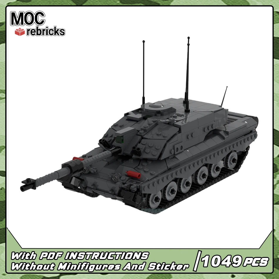 MOC, серия военного оружия, гусеничный автомобиль Challenger 2, главный боевой танк, строительный блок, модель, кирпичи «сделай сам», игрушки, детские подарки
MOC, серия военного оружия, гусеничный автомобиль Challenger 2, главный боевой танк, строительный блок, модель, кирпичи «сделай сам», игрушки, детские подарки