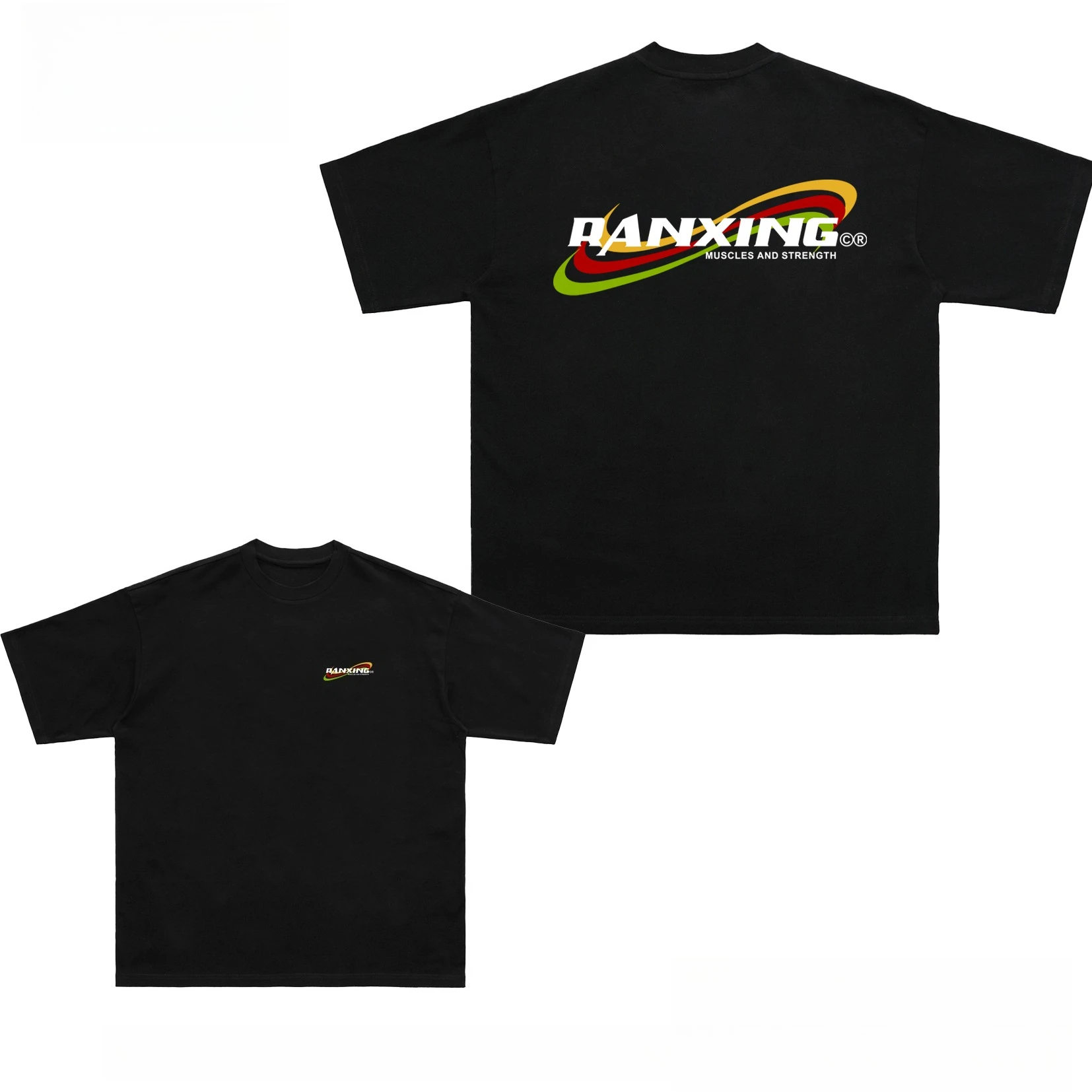 Rainbow Series Fitness Weight Training Sports Short-sleeved T-shirt Cotton Loose Plus Round Neck Fashion Print Men's T-shirt
Rainbow Series Fitness Weight Training Sports Short-sleeved T-shirt Cotton Loose Plus Round Neck Fashion Print Men's T-shirt