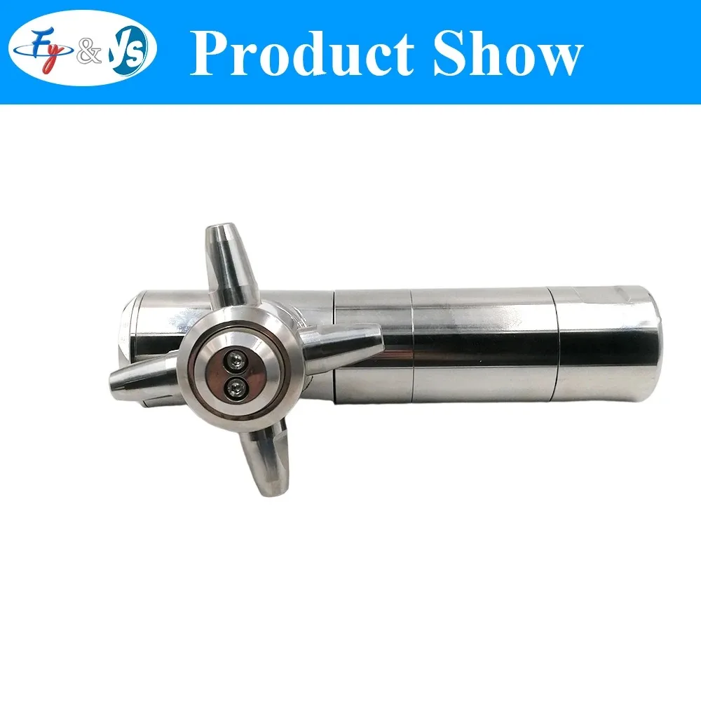 CIP 360 Tank Washing Nozzle Self-cleaning Orbital Tank Washer 3D Spray Rotary Tank Washing Nozzle High Pressure Cleaning Nozzle
CIP 360 Tank Washing Nozzle Self-cleaning Orbital Tank Washer 3D Spray Rotary Tank Washing Nozzle High Pressure Cleaning Nozzle