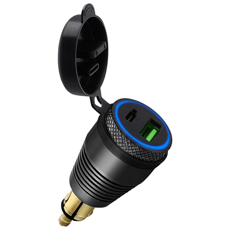 3X Motorcycle DIN Plug Waterproof Charger To QC3.0 USB Charger & Type C 30W Power Delivery Adapter Socket
3X Motorcycle DIN Plug Waterproof Charger To QC3.0 USB Charger & Type C 30W Power Delivery Adapter Socket