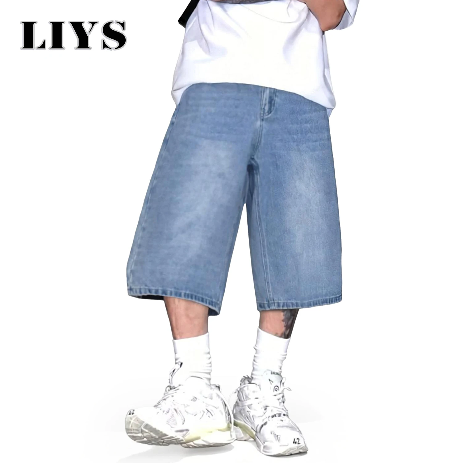 LIYS мужские простые светло-голубые ретро ультра мешковатые широкие джинсовые шорты студенческие молодежные уличные повседневные мешковатые джинсы большого размера унисекс
LIYS мужские простые светло-голубые ретро ультра мешковатые широкие джинсовые шорты студенческие молодежные уличные повседневные мешковатые джинсы большого размера унисекс