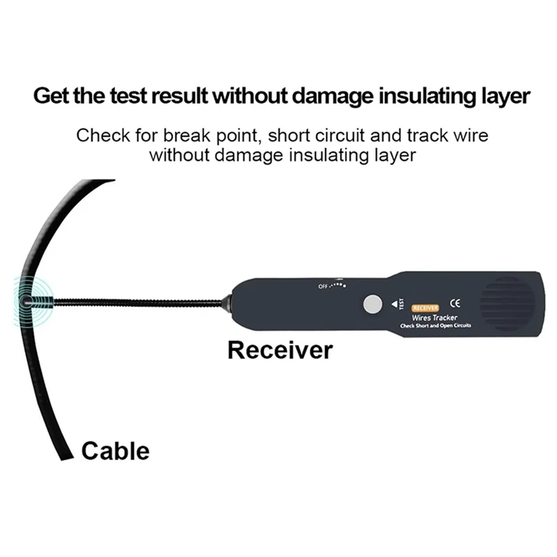 T99C-Tracker Electrical Short Finder Circuit Tester 6-42V Digital Scanner Diagnostic Tool
T99C-Tracker Electrical Short Finder Circuit Tester 6-42V Digital Scanner Diagnostic Tool