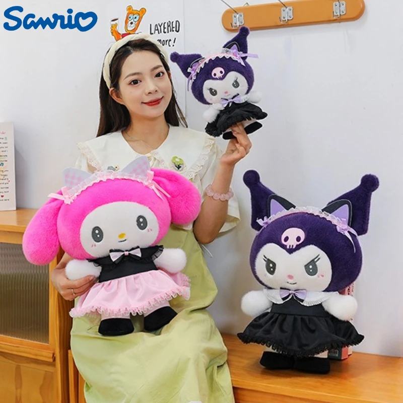 25-45 см, большой размер Sanrio, фиолетовая юбка Kuromi Plushies My Melody Peluche, мультяшная аниме, удобная мягкая кукла, подарок для ребенка и мальчика
25-45 см, большой размер Sanrio, фиолетовая юбка Kuromi Plushies My Melody Peluche, мультяшная аниме, удобная мягкая кукла, подарок для ребенка и мальчика