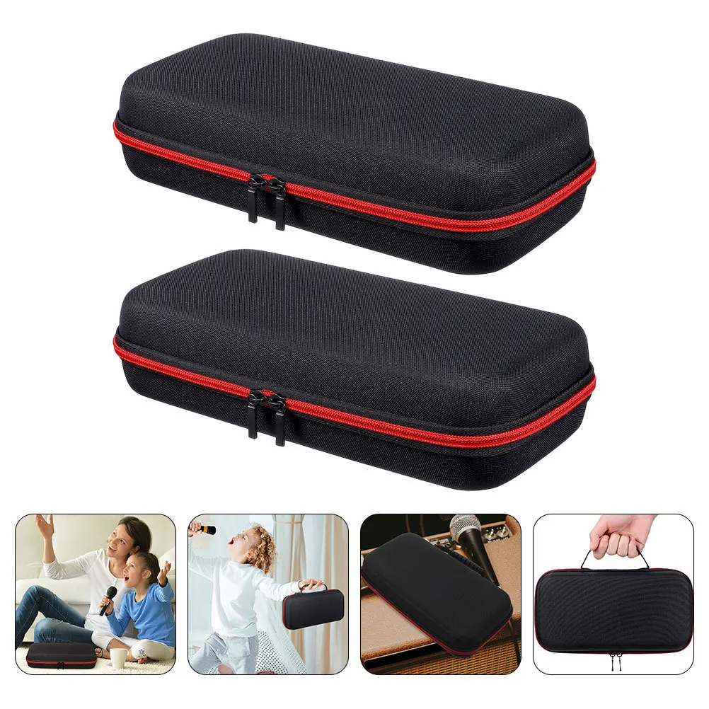 2Pcs Wireless Microphone Storage Bag Eva Durable Mic Carrying Case for Travel Handheld Microphone Accessory Organizer
2Pcs Wireless Microphone Storage Bag Eva Durable Mic Carrying Case for Travel Handheld Microphone Accessory Organizer