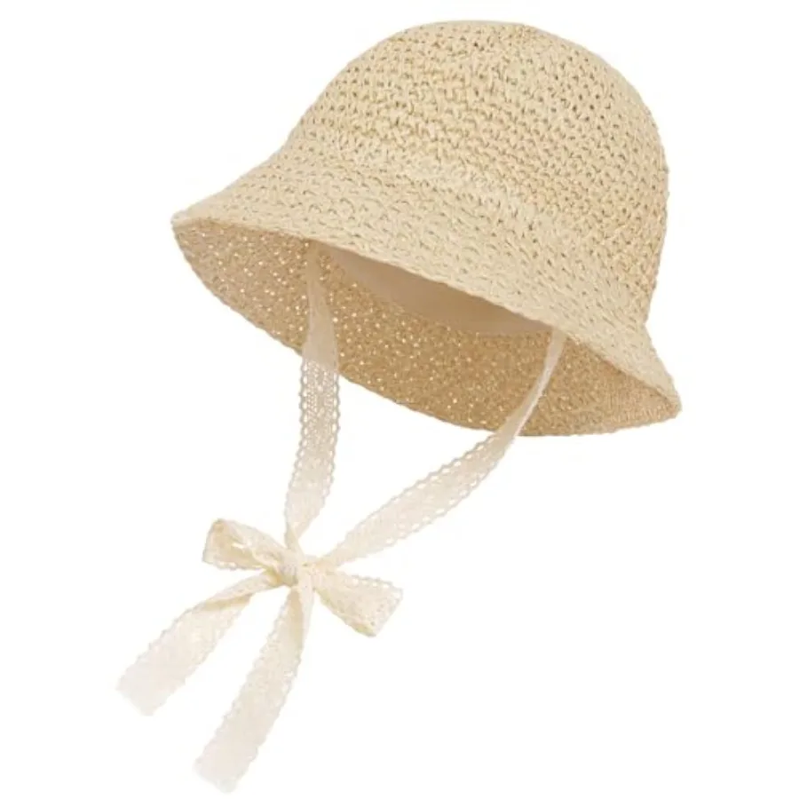 Baby Girl Straw Hat Outdoor Baby Toddler Sun Protection Hats Summer Beach Lace Bowknot Cap for Infant Girls
Baby Girl Straw Hat Outdoor Baby Toddler Sun Protection Hats Summer Beach Lace Bowknot Cap for Infant Girls