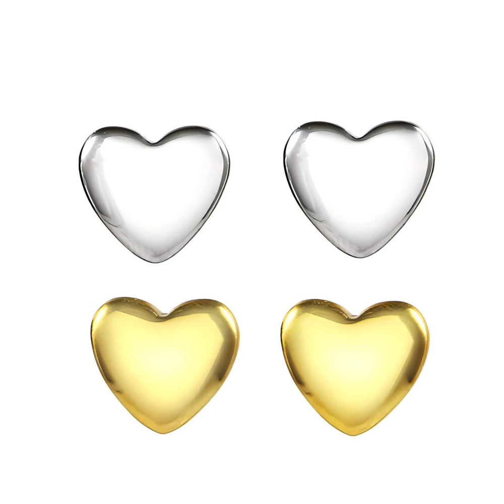 Fashion Sweet Love Stud Earrings 18K gold-plated Heart-shaped Ladies Steel Piercing Modern Earrings for Women
Fashion Sweet Love Stud Earrings 18K gold-plated Heart-shaped Ladies Steel Piercing Modern Earrings for Women