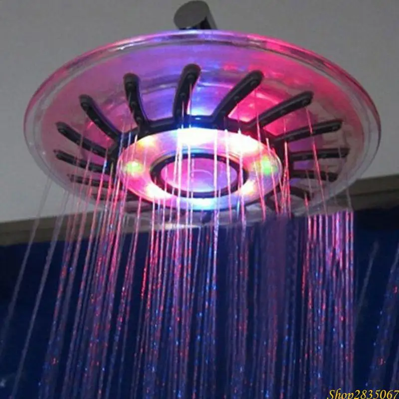 8" Bathroom 7 Colors Automatic LED Light Changing Round Top Shower for Head Bath 831F
8" Bathroom 7 Colors Automatic LED Light Changing Round Top Shower for Head Bath 831F