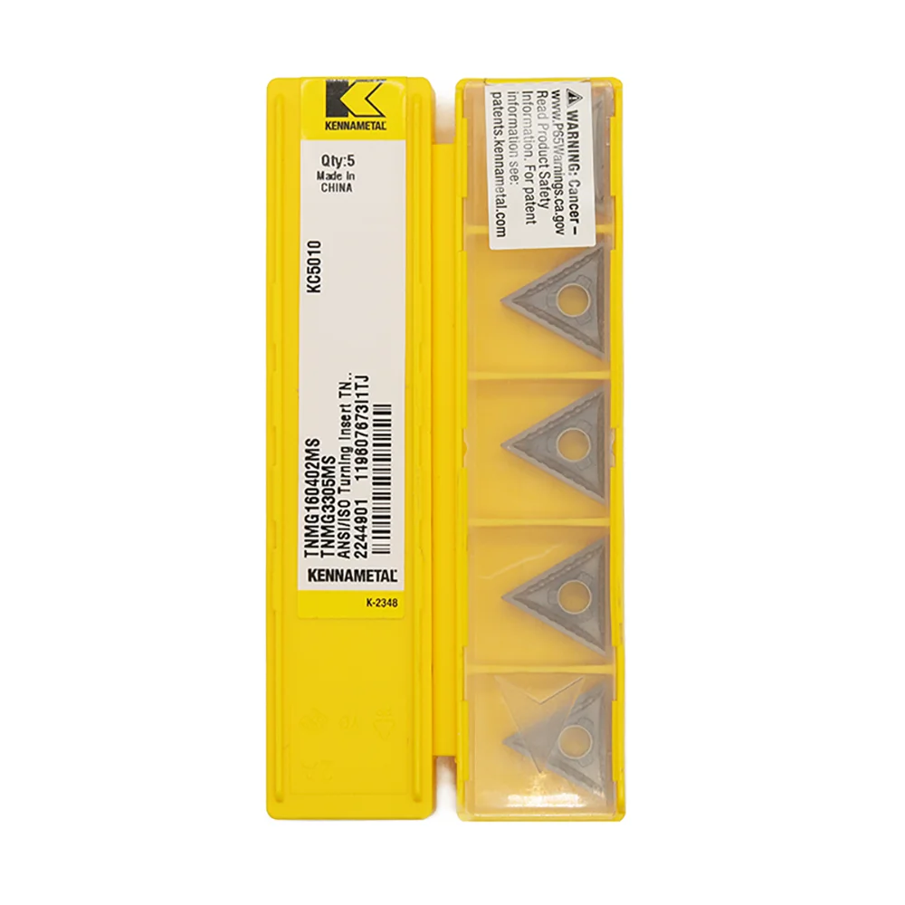 Kennametal Original TNMG TNMG160402MS TNMG160404MS TNMG160404MP TNMG160408MP TNMG160408MS KC5010 Turning Insert
Kennametal Original TNMG TNMG160402MS TNMG160404MS TNMG160404MP TNMG160408MP TNMG160408MS KC5010 Turning Insert