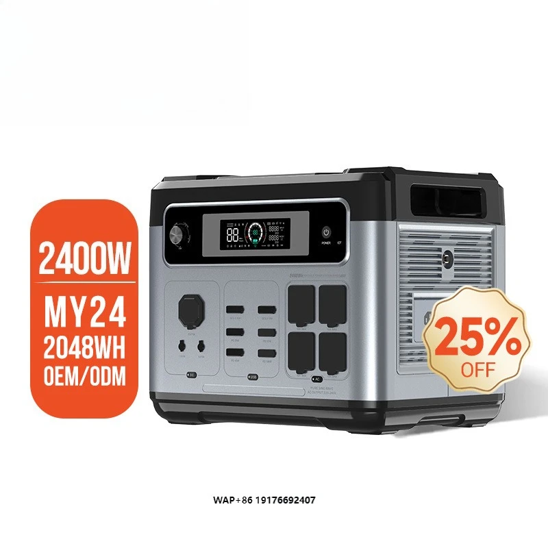 EVE APP Control 2400w 2048Wh Lifepo4 Cylindrical Cell Portable Power Station 2000W 1000W Portable Power Station Solar Generator
EVE APP Control 2400w 2048Wh Lifepo4 Cylindrical Cell Portable Power Station 2000W 1000W Portable Power Station Solar Generator