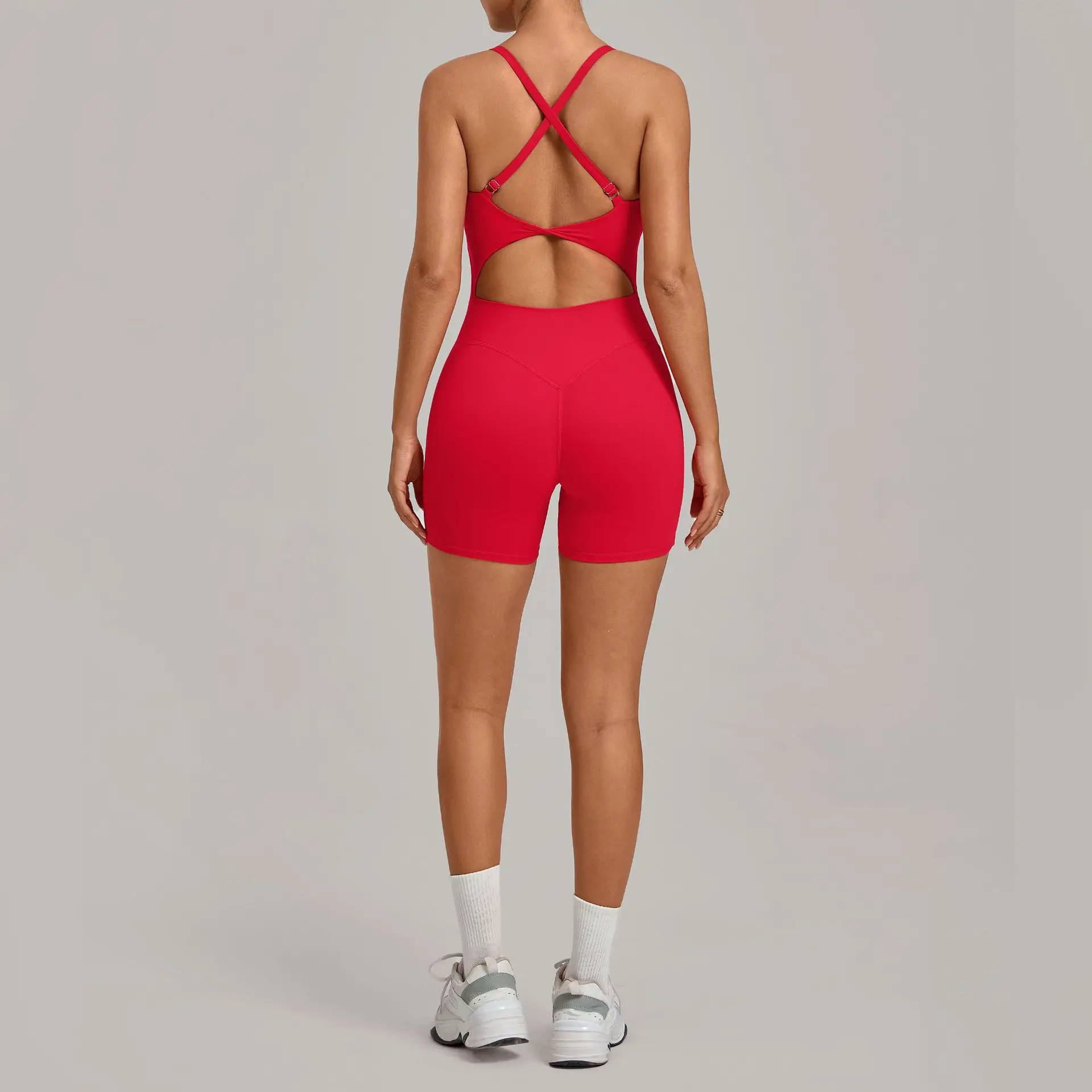 Gym Workout Women's V Neck Adjustable Buckle Jumpsuit Yoga Wear Cross Belly Tightening Butt Lifting Sports Yoga Bodysuit Suits
Gym Workout Women's V Neck Adjustable Buckle Jumpsuit Yoga Wear Cross Belly Tightening Butt Lifting Sports Yoga Bodysuit Suits