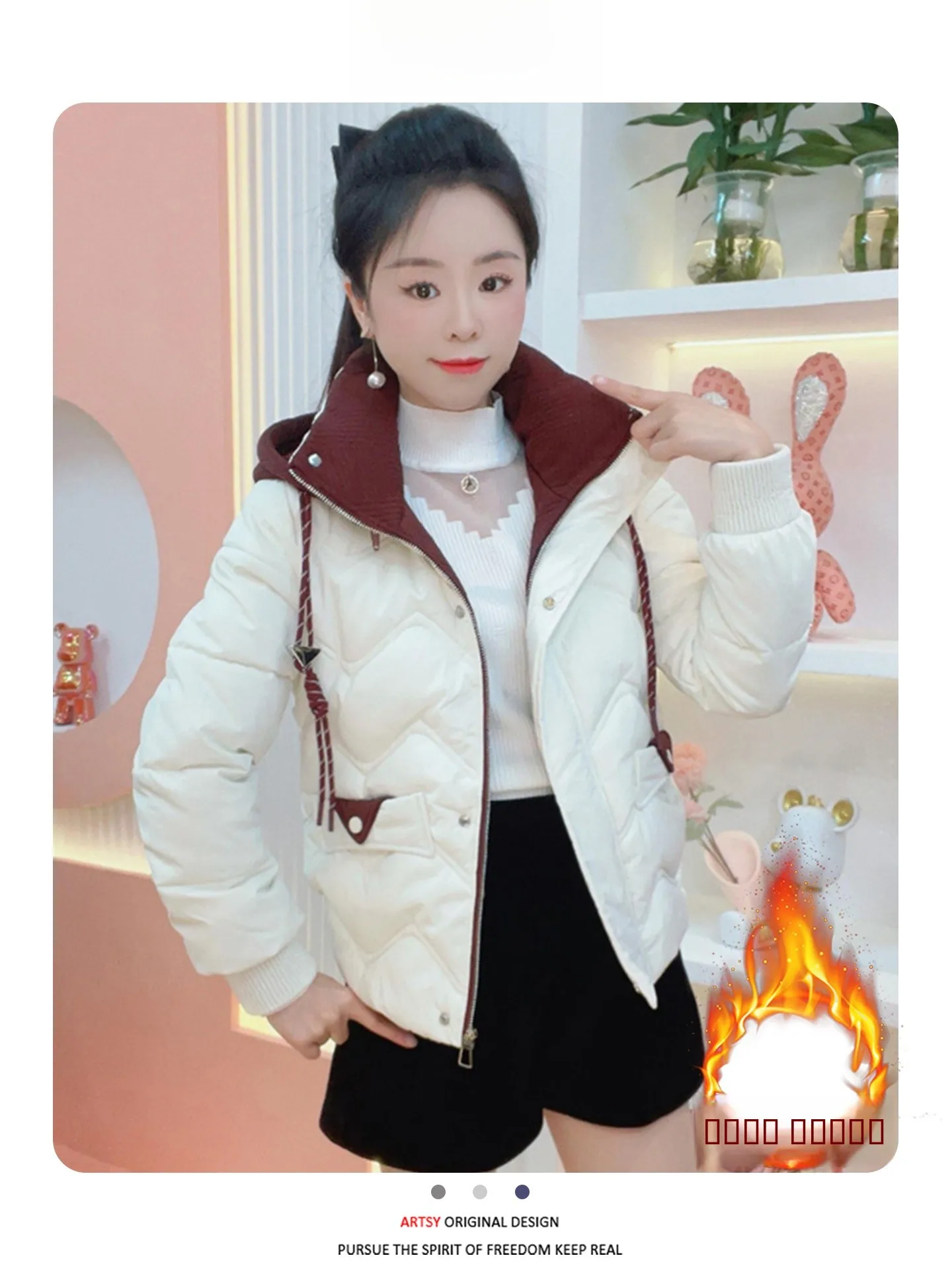 Новая женская зимняя утепленная куртка свободного кроя с капюшоном, на молнии, в корейском стиле, из хлопка с наполнителем
Новая женская зимняя утепленная куртка свободного кроя с капюшоном, на молнии, в корейском стиле, из хлопка с наполнителем