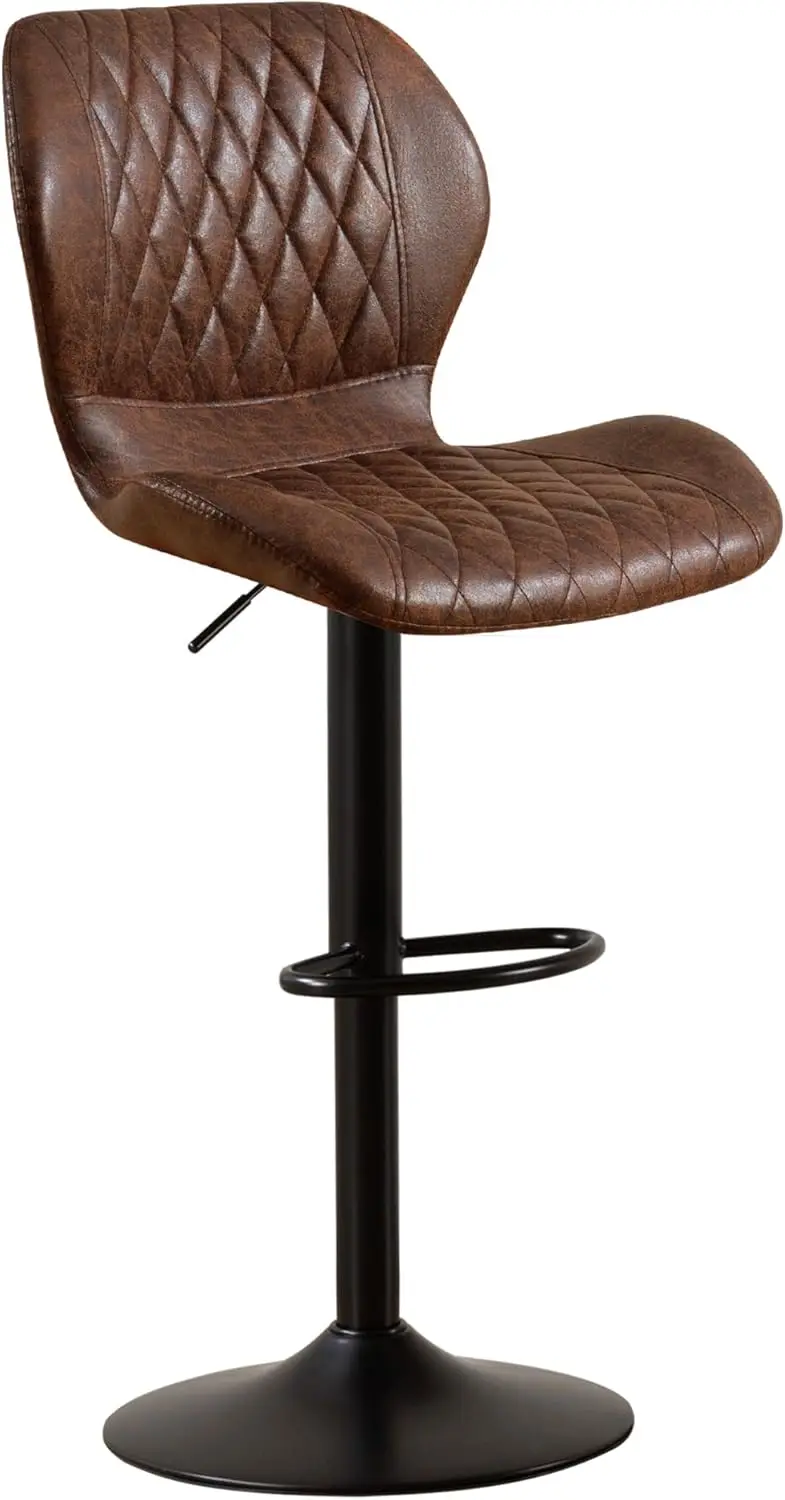 Modern Bar Stools, Swivel Barstools Counter Height With High Backrest, Adjustable Faux Leather Bar Stools For Kitchen Island
Modern Bar Stools, Swivel Barstools Counter Height With High Backrest, Adjustable Faux Leather Bar Stools For Kitchen Island