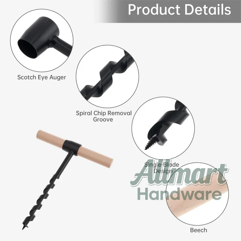 Деревообрабатывающая ручная спиральная дрель, высокоуглеродистая сталь Scotch Eye Auger, портативный набор деревянных сверл для кемпинга, инструменты для выживания
Деревообрабатывающая ручная спиральная дрель, высокоуглеродистая сталь Scotch Eye Auger, портативный набор деревянных сверл для кемпинга, инструменты для выживания