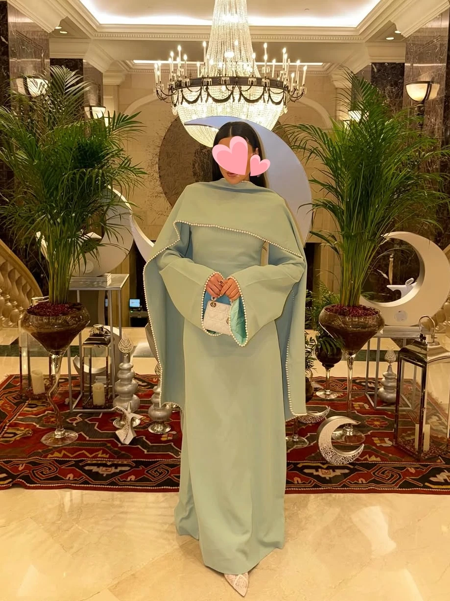 Oisslec Dress Elegant Vintage Sweet Green Pearls Cape Simple New Customize Formal Occasion Prom Dress Evening Party Gowns
Oisslec Dress Elegant Vintage Sweet Green Pearls Cape Simple New Customize Formal Occasion Prom Dress Evening Party Gowns