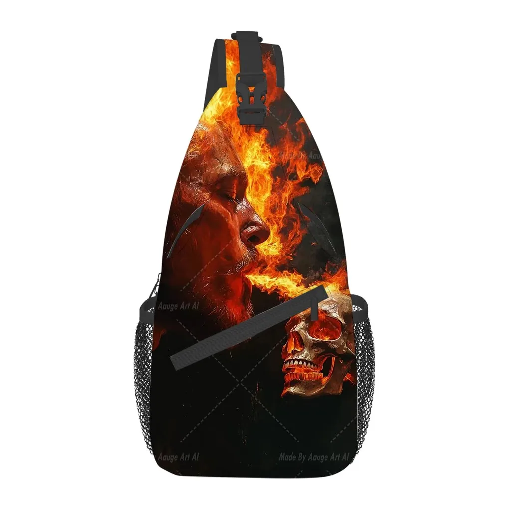 3D Cartoon Flame Comic Characters Chest Bag Large Capacity Polyester Messenger Bag for Boys/Girls Zipper for Outdoor Sports
3D Cartoon Flame Comic Characters Chest Bag Large Capacity Polyester Messenger Bag for Boys/Girls Zipper for Outdoor Sports