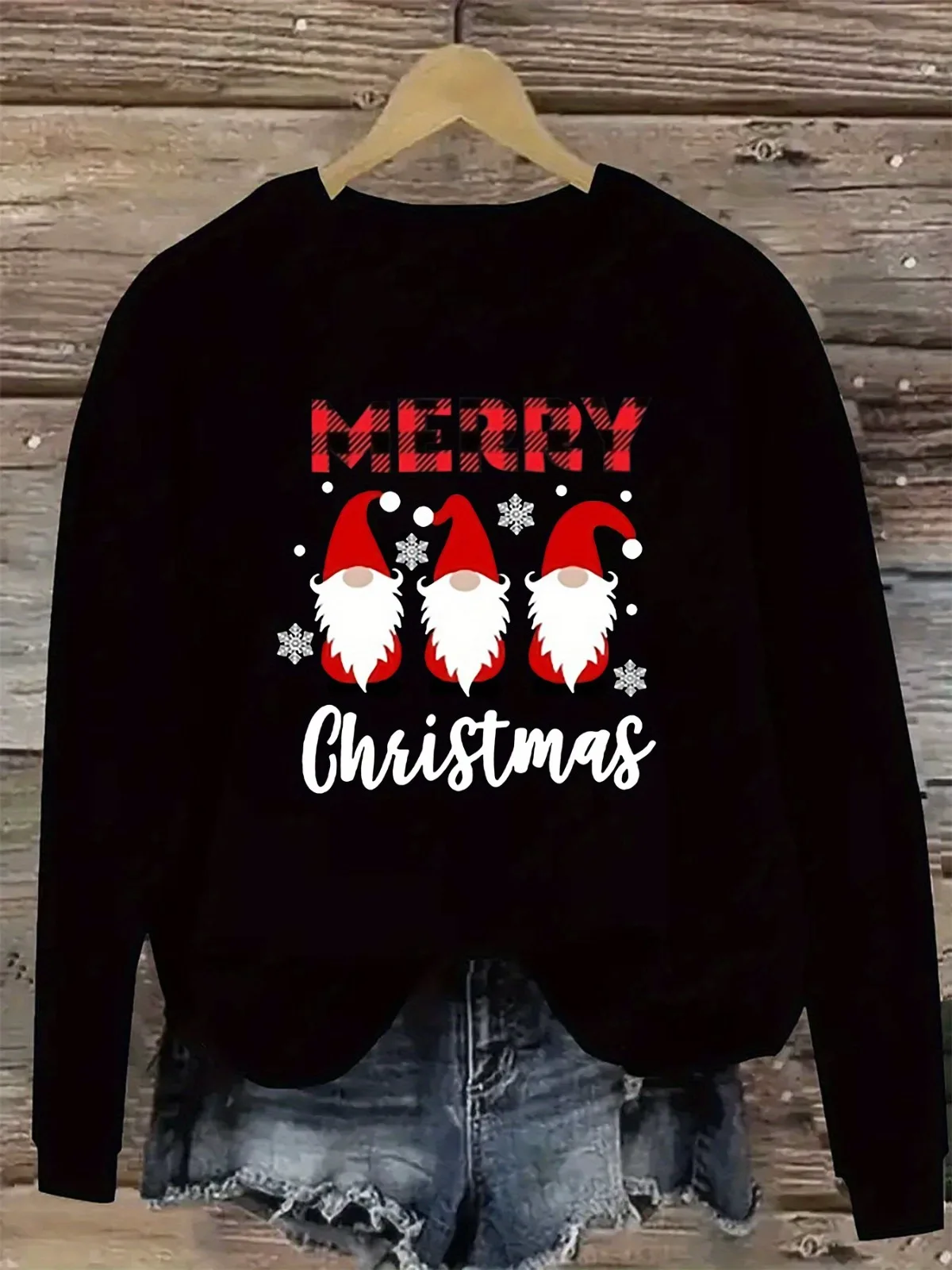 Женская модная повседневная толстовка с принтом «Счастливого Рождества» и буквенным узором, подходящая для вечеринок, праздников, подарочных пуловеров, топов
Женская модная повседневная толстовка с принтом «Счастливого Рождества» и буквенным узором, подходящая для вечеринок, праздников, подарочных пуловеров, топов