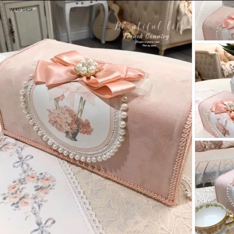 Elegant Simple Flannel Tissue Box with Handmade Pearl Bow Home Decor for Dining Table Kitchen Vanity Bedroom Desktop Organizer
Elegant Simple Flannel Tissue Box with Handmade Pearl Bow Home Decor for Dining Table Kitchen Vanity Bedroom Desktop Organizer