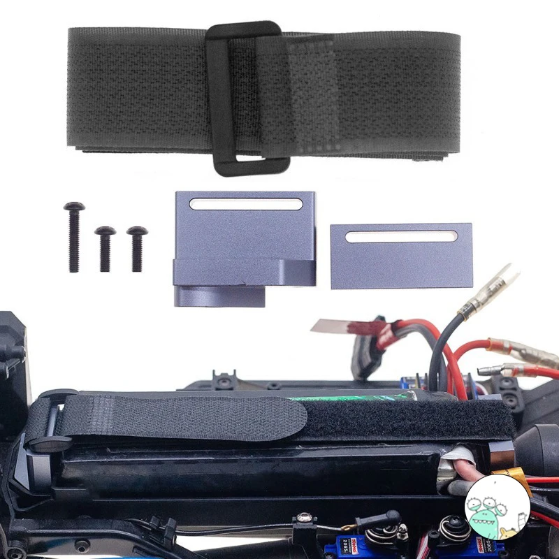 RC Car Battery Holder With Battery Strap Kit For 1/10 TRXS TRX4 TRX6 RC Car Upgrade Accessories
RC Car Battery Holder With Battery Strap Kit For 1/10 TRXS TRX4 TRX6 RC Car Upgrade Accessories