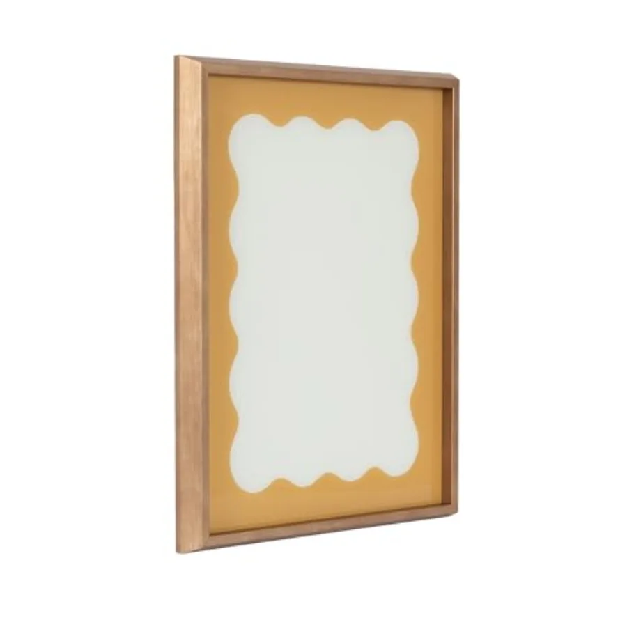 Framed Glass Dry Erase Art Mustard Yellow Wavy Border Whiteboard for Wall by The Creative Bunch Studio, 18 x 24, Blake Gold Fra
Framed Glass Dry Erase Art Mustard Yellow Wavy Border Whiteboard for Wall by The Creative Bunch Studio, 18 x 24, Blake Gold Fra