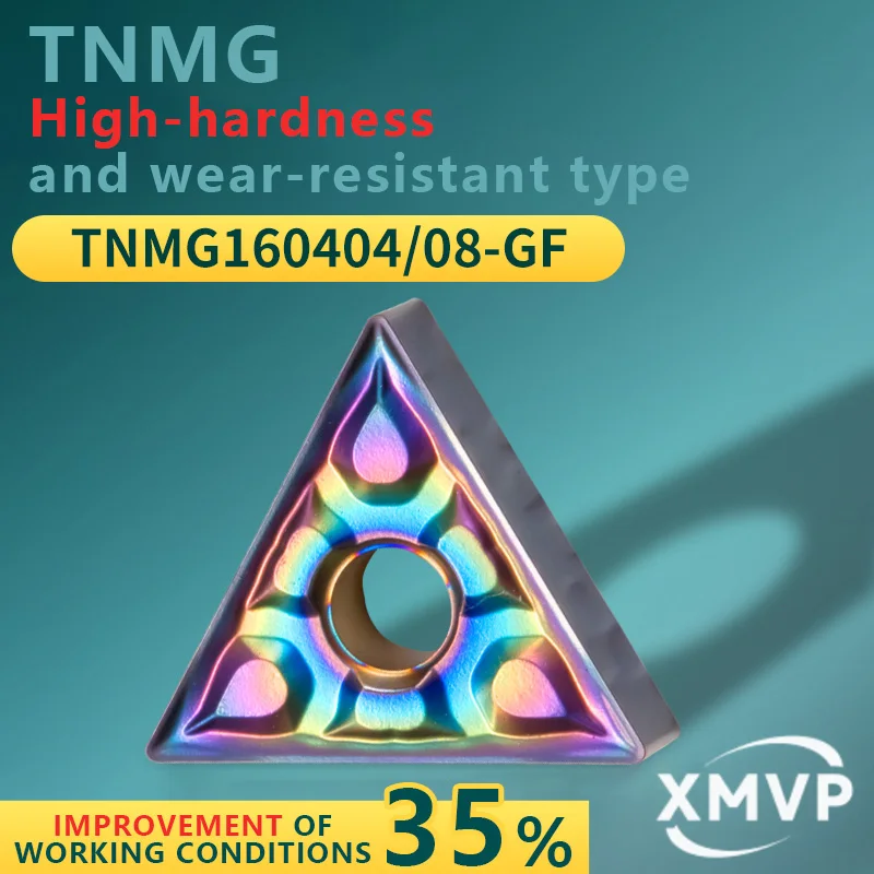 Треугольное антикоррозийное токарное лезвие с ЧПУ TNMG160404/08-GF, высокая твердость и износостойкое лезвие класса MP7120
Треугольное антикоррозийное токарное лезвие с ЧПУ TNMG160404/08-GF, высокая твердость и износостойкое лезвие класса MP7120
