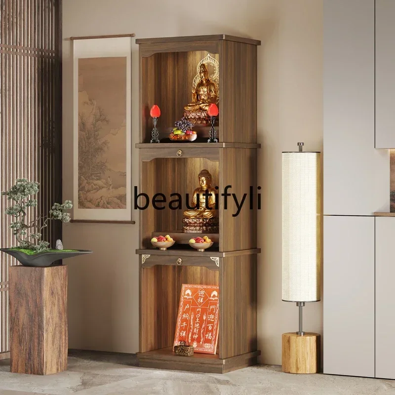13Solid wood Buddhist niche Chinese vertical cabinet Three-layer offering table offering table Bodhisattva Buddha table cabinet
13Solid wood Buddhist niche Chinese vertical cabinet Three-layer offering table offering table Bodhisattva Buddha table cabinet
