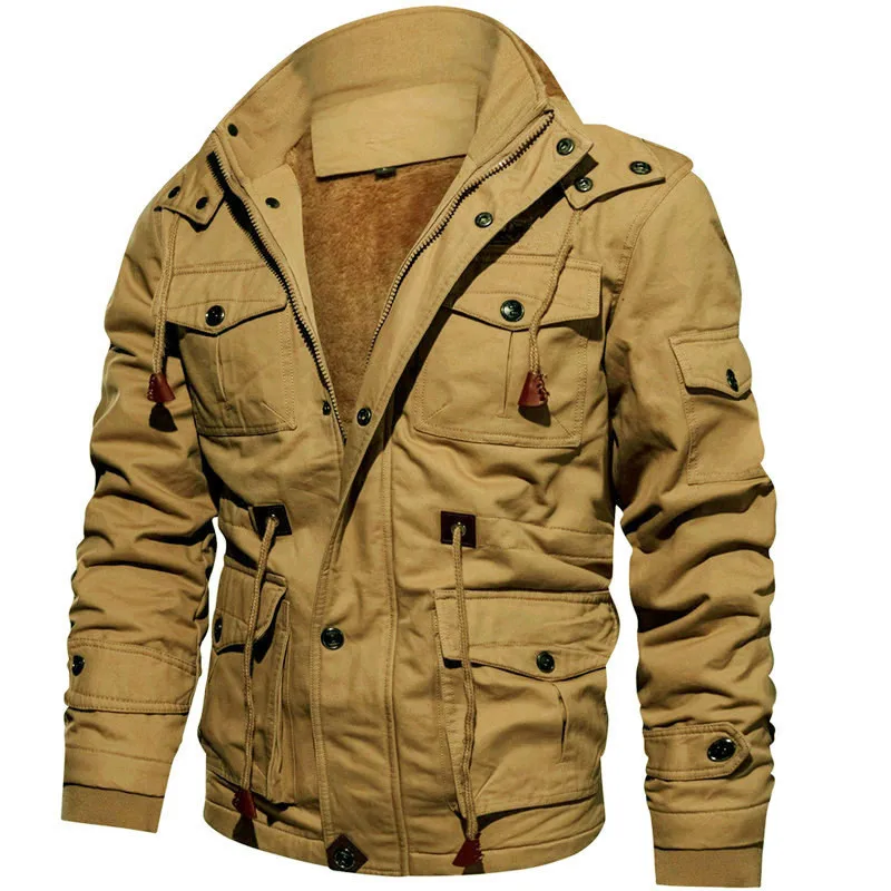 Men Winter Down Jackets Thicker Warm Casual Fleece Jackets High Quality Male Multi-pocket Cargo Jackets And Coats EU Size 3XL
Men Winter Down Jackets Thicker Warm Casual Fleece Jackets High Quality Male Multi-pocket Cargo Jackets And Coats EU Size 3XL