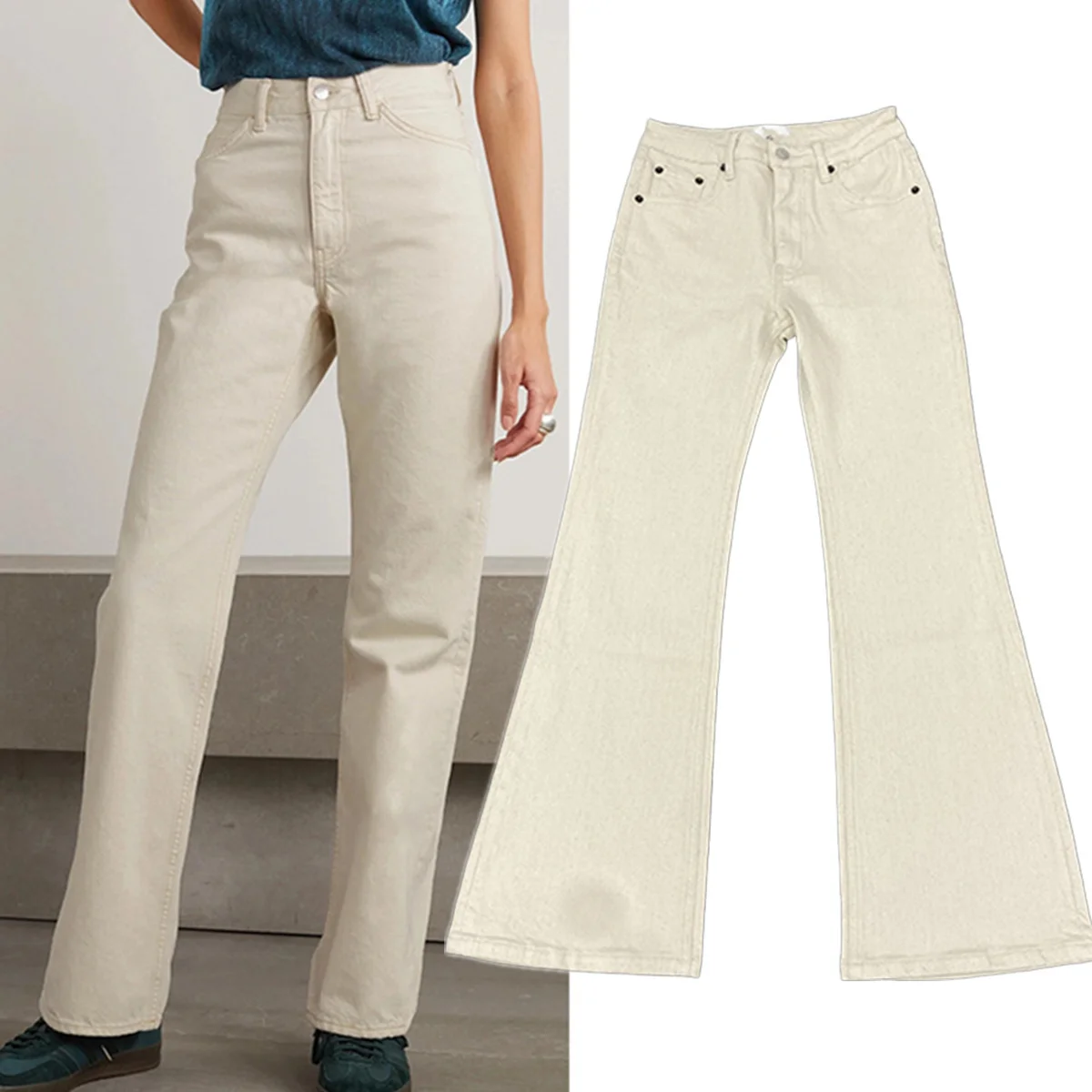 Jenny&Dave Женские джинсы Женские джинсовые брюки Минималистичная женская одежда Британская мода Женские бежевые прямые джинсы
Jenny&Dave Женские джинсы Женские джинсовые брюки Минималистичная женская одежда Британская мода Женские бежевые прямые джинсы