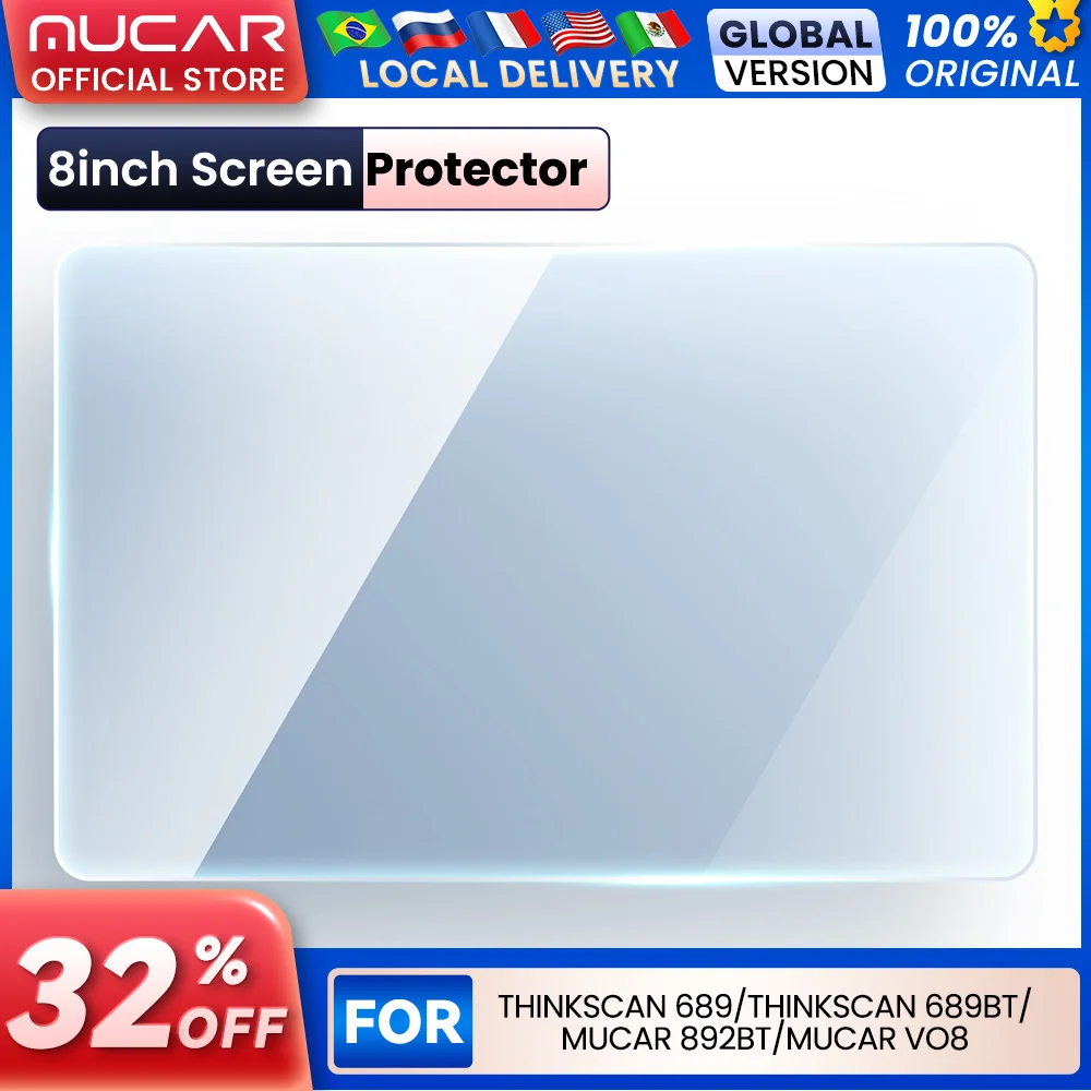 8-дюймовая защитная пленка для экрана THINKCAR THINKSCAN 689BT 689, полное покрытие, закаленное стекло MUCAR 892BT VO8, защитная стеклянная пленка
8-дюймовая защитная пленка для экрана THINKCAR THINKSCAN 689BT 689, полное покрытие, закаленное стекло MUCAR 892BT VO8, защитная стеклянная пленка