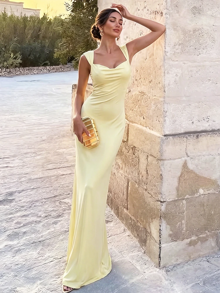 Sisterlinda Chic Dress Women Bandages Cross Backless Fashion Classic Square Collar Patchwork Elegant Banquet Party Club Bodycon
Sisterlinda Chic Dress Women Bandages Cross Backless Fashion Classic Square Collar Patchwork Elegant Banquet Party Club Bodycon