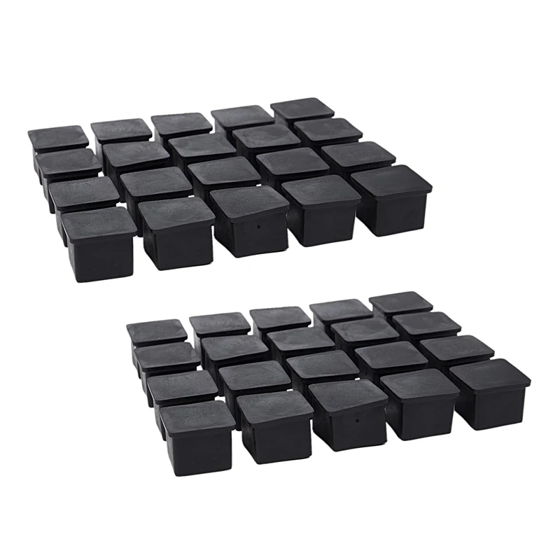 40Pcs Square Chair Table Leg Foot Rubber Covers Protectors 25Mm X 25Mm
40Pcs Square Chair Table Leg Foot Rubber Covers Protectors 25Mm X 25Mm