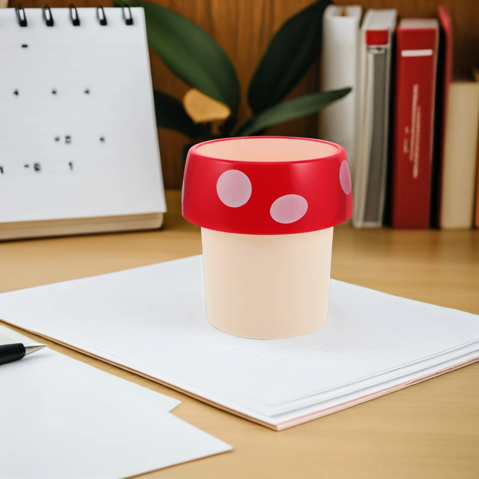 Cute Mushroom Trash Can Desktop Mini Brush Organizer High Capacity Plastic Succulent Planter for Room Office Use for office
Cute Mushroom Trash Can Desktop Mini Brush Organizer High Capacity Plastic Succulent Planter for Room Office Use for office