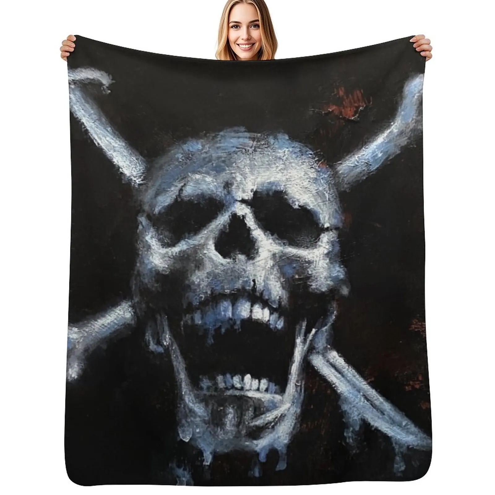 The Jolly Rodger Throw Blanket Machine Washable Soft Warm Blanket
The Jolly Rodger Throw Blanket Machine Washable Soft Warm Blanket
