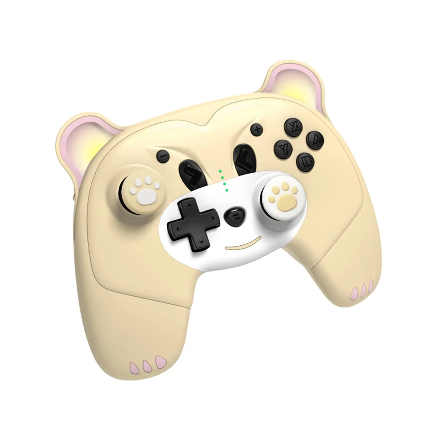 Wireless Controller for Nintendo Switch/Switch Lite, Cute Pro Controller with Macro, Wake-Up, Headphone Jack, Turbo, Motion, Vibration, Ergonomic and Breathing Light – Yellow
Wireless Controller for Nintendo Switch/Switch Lite, Cute Pro Controller with Macro, Wake-Up, Headphone Jack, Turbo, Motion, Vibration, Ergonomic and Breathing Light – Yellow