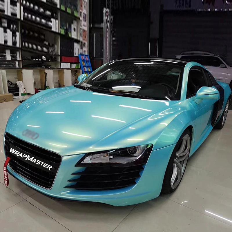 Wrapmaster color shift Gold Ice Blue Vehicle Wraps Vinyl PPF film full car body film
Wrapmaster color shift Gold Ice Blue Vehicle Wraps Vinyl PPF film full car body film